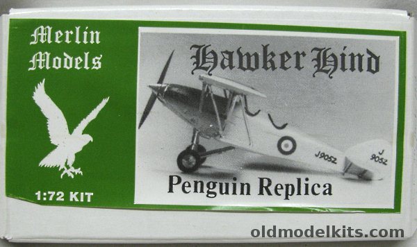 Merlin Models 1/72 Hawker Hind Frog Penguin Replica plastic model kit